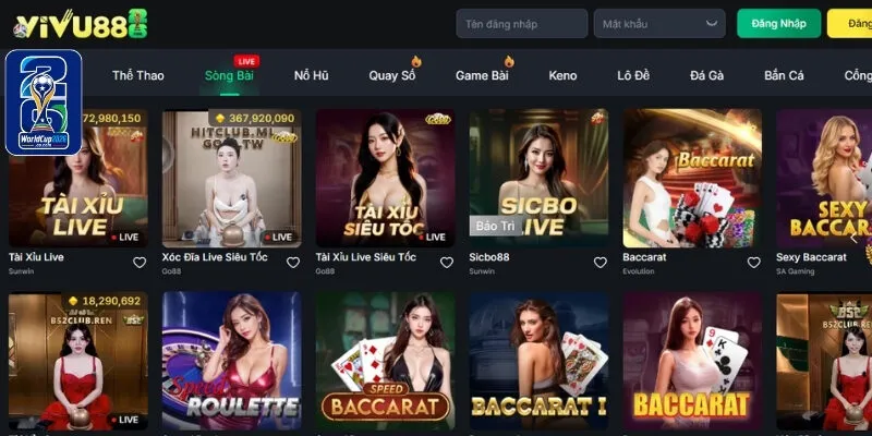 Kho game tại Vivu88 được đầu tư tối ưu về cả số lượng lẫn chất lượng